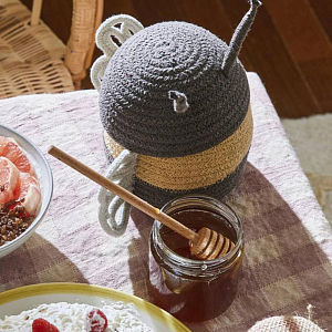 Корзина Лорена Каналс (Lorena Canals) "Пчелка", 15 х 15 см